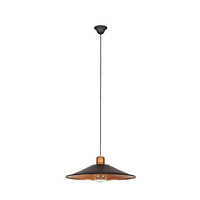 Lampa Sufitowa Wisząca E27 Czarna Industrialna GARRET M 6444 Nowodvorski