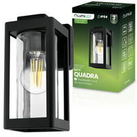 Kinkiet Ogrodowy Elewacyjny Zewnętrzny Lampa E27 QUADRA LUMILED