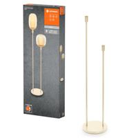 Lampa Stojąca Oprawa Ozdobna Podłogowa Dekoracyjna 2xE27 Beżowa Stick LEDVANCE