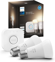3x Żarówka LED E27 A60 9.5W = 75W 1055lm 2700K Biała Ciepła SMART Inteligentna Bluetooth ZigBee White + Mostek BRIDGE Zestaw Startowy Philips HUE