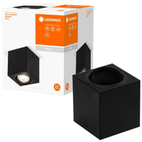 Lampa Sufitowa Reflektor Oprawa Spot Kwadratowa GU10 Czarny Spot Surface Ledvance