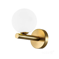 Kinkiet Ścienny Lampa Natynkowa G9 Złota Globe Elegance Kobi
