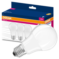 3x Żarówka LED A60 E27 8W = 60W 806lm 3000K Ciepła 180° VALUE CLASSIC Osram