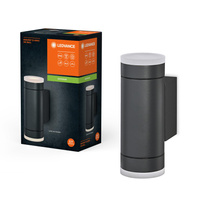 Lampa Ogrodowa Zewnętrzna Kinkiet Elewacyjny LED GU10 IP65 IK06 Szary Endura Ledvance