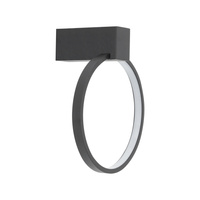 Kinkiet Ścienny Lampa Natynkowa LED 9W 200lm 4000K Neutralna Czarna Nowoczesna CIRCOLO LED XS 10858 Nowodvorski