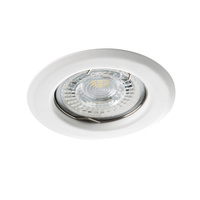 Oprawa sufitowa podtynkowa ALOR GU10/GU5.3 Okrągła Biała KANLUX