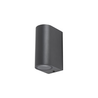 Lampa Ogrodowa Zewnętrzna Kinkiet Elewacyjny Oprawa Natynkowa GU10 Grafitowa Wodoodporna IP54 Nowoczesna NICO 9517 Nowodvorski