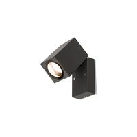 Lampa Ogrodowa Zewnętrzna Kinkiet Elewacyjny Oprawa Natynkowa GU10 Grafitowa Wodoodporna IP54 Nowoczesna PRIMM 9551 Nowodvorski