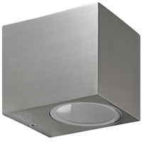 Kinkiet ogrodowy LED GU10 BOSTON GOLDLUX (Polux) PROSTOKĄTNY SATYNA