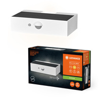 Lampa Ogrodowa Zewnętrzna Kinkiet Elewacyjny LED 3W 300lm 3000K IP65 Biały Z Czujnikiem Ruchu i Zmierzchu Endura Ledvance