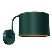 Lampa Ścienna Kinkiet VERDE Zielona 1xE27 Milagro