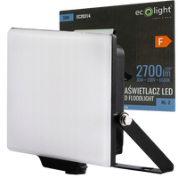 Naświetlacz LED Lampa Reflektor 30W 2700lm 6500K Zimna IP65 NL-2 Ecolight