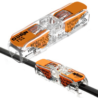 Złączka Instalacyjna Szybkozłączka Przelotowa 221-2411 na Przewód 2x0,2-4mm WAGO