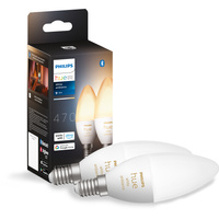 2x Żarówka LED E14 Świeczka B39 5.2W = 40W 470lm 2200-6500K CCT SMART Inteligentna Bluetooth ZigBee White Ambiance Philips HUE