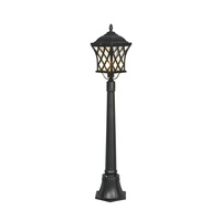 Lampa Ogrodowa Oprawa Zewnętrzna Stojąca Słupek E27 Czarna Wodoodporna IP23 TAY 5294 Nowodvorski