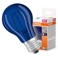 Żarówka LED A60 E27 2.5W = 4W 10lm 9000K Zimna 300° STAR DECOR CLASSIC Osram