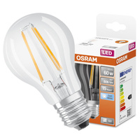 Żarówka LED A60 E27 6.5W = 60W 806lm 4000K Neutralna 300° Retrofit Filament CLASSIC Osram