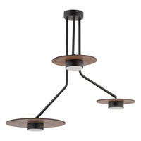 Lampa Sufitowa 3x GX53 Czarna Nowoczesna DISK 7644 Nowodvorski