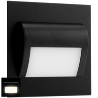 Oprawa schodowa DECORUS Lampka LED 1,2W Czarna ProVero Neutralna 4000K 12V DC