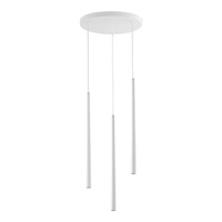 Lampa Sufitowa Wisząca PIANO WHITE Żyrandol Sople Biała Nowoczesna 3xG9 6427 TK Lighting