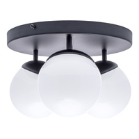 Lampa Sufitowa SFERA Czarna 3xE14 Milagro