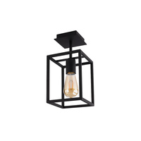 Lampa Sufitowa E27 Czarna Nowoczesna CRATE 9045 Nowodvorski