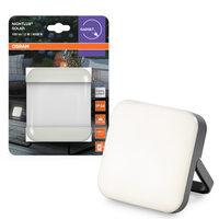 Naświetlacz LED 2W 100lm 4000K 120° Solarne Szary IP54 Ściemnialna Nightlux Osram