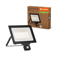 Naświetlacz LED Halogen Zewnętrzny Reflektor z Czujnikiem Ruchu 100W 10000lm 4000K Zimna Natynkowy Czarny IP44 Floodlight Ledvance