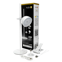 Lampka Biurkowa Stołowa LED 3.5W 220lm CCT 120° Akumulatorowa Biała IP54 Lizbona Kobi
