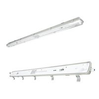 Oprawa Lampa Hermetyczna LED Świetlówkowa G13 IP65 Szara Hermic Kobi