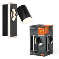 Lampa LED Ścienna Sufitowa Kinkiet Oprawa Natynkowa 16.5W 540lm CCT Dekoracyjna Czarny Spot Mars Ledvance