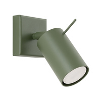Lampa Ścienna Kinkiet Reflektor Tuba Spot 1x GU10 Oliwkowa Ring Bittersweet Shimmer SL.1500 Sollux