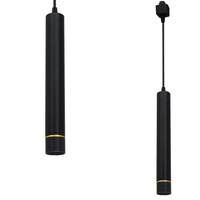 Lampa Wisząca Szynowa 1-fazowa TRACK LIGHT PENDANT Czarna Złota 3W LED Milagro