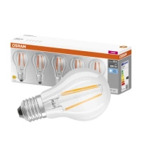 5x Żarówka LED A60 E27 6.5W = 60W 806lm 4000K Neutralna 300° BASE Osram