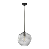 Lampa Sufitowa Wisząca SOL GRAPHITE Zwis Czarno-Grafitowa Szklana Nowoczesna E27 3369 TK Lighting