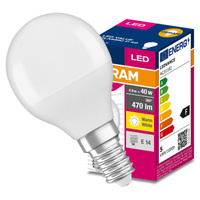 Żarówka LED P45 Kulka E14 4.9W = 40W 470lm 3000K Ciepła 200° VALUE CLASSIC Osram