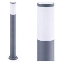 Lampa Ogrodowa LED Słupek E27 OSLO TUBA GOLDLUX (Polux) WYSOKA SZARY 100cm