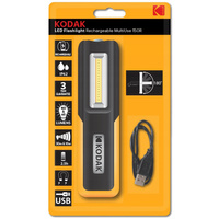 Latarka LED Wielofunkcyjna Ładowalna USB FLASHLIGHT MULTIUSE 150lm IP62 KODAK