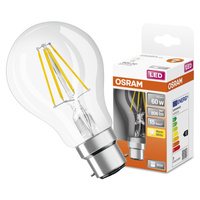Żarówka LED A60 B22d 6.5W = 60W 806lm 2700K Ciepła 300° Retrofit Filament CLASSIC Osram