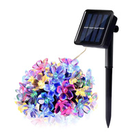 Lampa Solarna Zewnętrzna Ogrodowa LED 0.12W RGB Czarna IP44 Lume Kobi