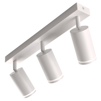 Lampa Listwa Oprawa Sufitowo-Ścienna LED PARIS 3 x GU10 Biały GOLDLUX (Polux)