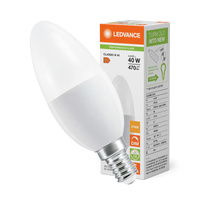 Żarówka LED Świeczka E14 B35 4.9W = 40W 470lm 2700K Ciepła 240° Ściemnialna Ledvance