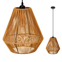 Lampa Wisząca Dekoracyjna Zwis Bambusowa E27 Sibu Kobi