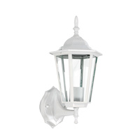 Lampa Ogrodowa Kinkiet Elewacyjny Zewnętrzny E27 IP54 Biała LO4101 Kobi