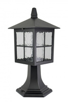 Lampa Ogrodowa Zewnętrzna Słupek LATARNIA E27 Wenecja K 4011/1/KW 45cm czarny Su-Ma