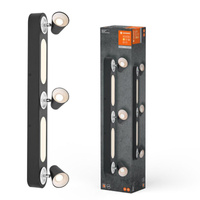 Lampa Sufitowa LED Ścienna Reflektor Kinkiet Ozdobny Oświetleniowy 26W Czarny LEDVANCE