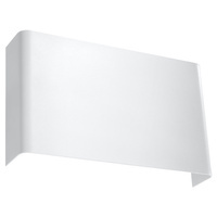 Lampa Ścienna Kinkiet 2x G9 Prostokątna Biała Nowoczesna Copertura Sollux