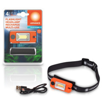 Latarka Czołowa LED COB Akumulatorowa Lekka USB-C 80lm 4000K LEDVANCE