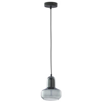 Lampa Sufitowa Wisząca VICHY BLACK S Zwis Czarno-Grafitowa Szklana Elegancka GU10 2320 TK Lighting