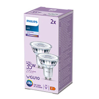 Zestaw 2x Żarówka LED GU10 Reflektor 3.5W = 35W 255lm 4000K Neutralna PHILIPS